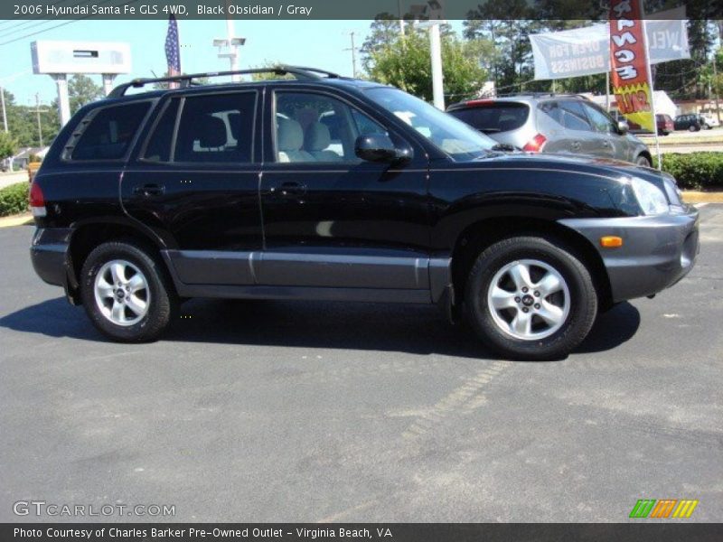 Black Obsidian / Gray 2006 Hyundai Santa Fe GLS 4WD
