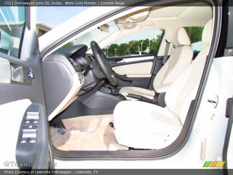 White Gold Metallic / Cornsilk Beige 2011 Volkswagen Jetta SEL Sedan