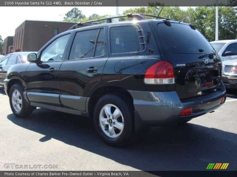 Black Obsidian / Gray 2006 Hyundai Santa Fe GLS 4WD