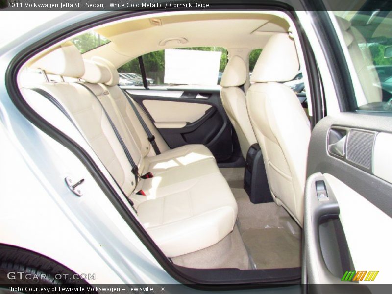 White Gold Metallic / Cornsilk Beige 2011 Volkswagen Jetta SEL Sedan