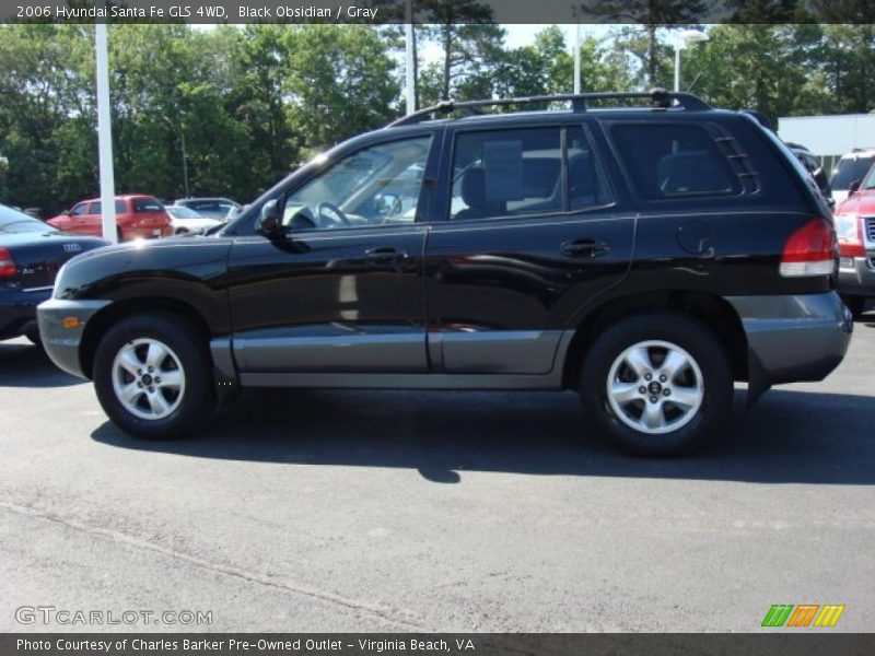 Black Obsidian / Gray 2006 Hyundai Santa Fe GLS 4WD