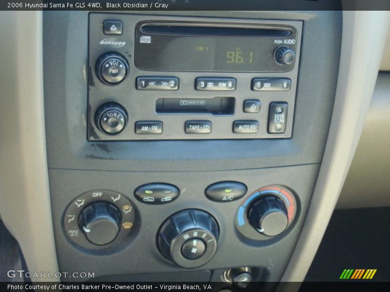 Black Obsidian / Gray 2006 Hyundai Santa Fe GLS 4WD