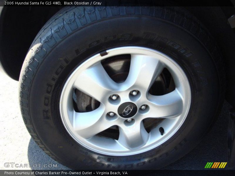 Black Obsidian / Gray 2006 Hyundai Santa Fe GLS 4WD