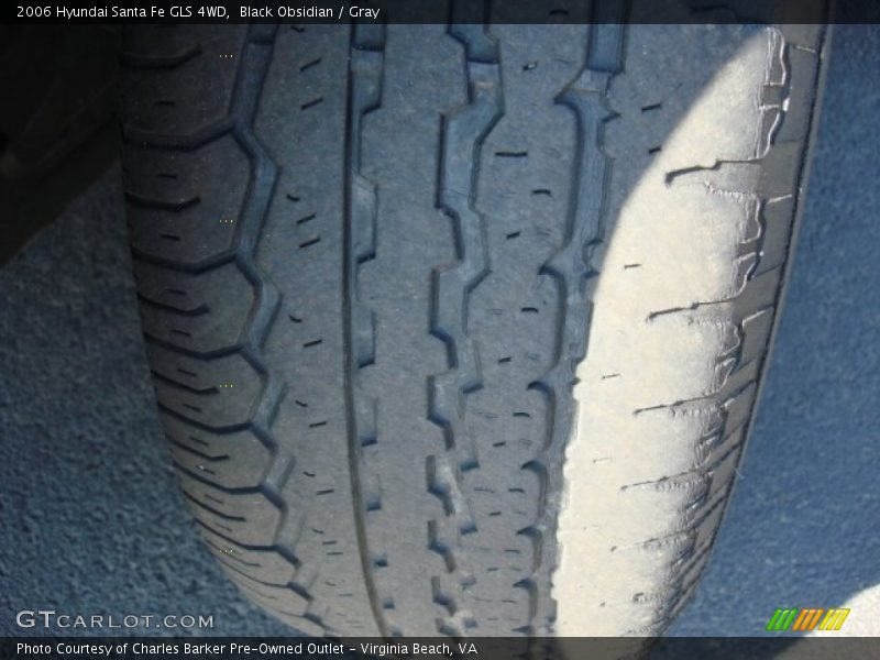 Black Obsidian / Gray 2006 Hyundai Santa Fe GLS 4WD