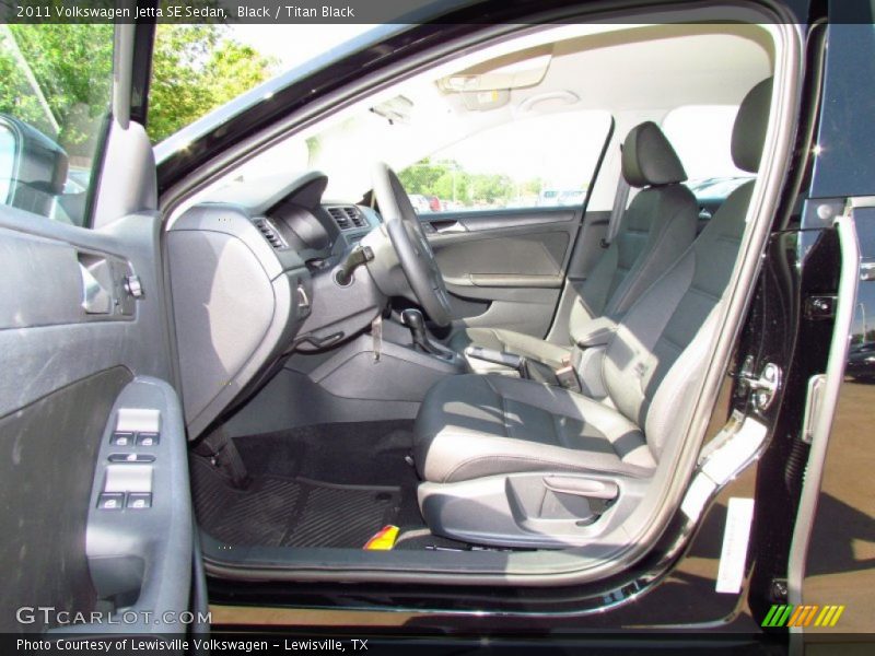 Black / Titan Black 2011 Volkswagen Jetta SE Sedan