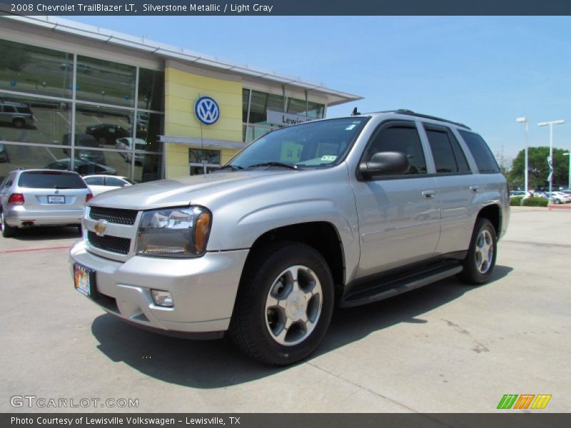 Silverstone Metallic / Light Gray 2008 Chevrolet TrailBlazer LT