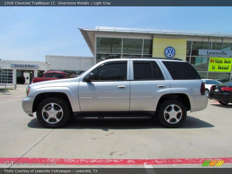 Silverstone Metallic / Light Gray 2008 Chevrolet TrailBlazer LT