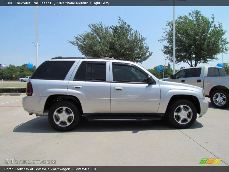 Silverstone Metallic / Light Gray 2008 Chevrolet TrailBlazer LT