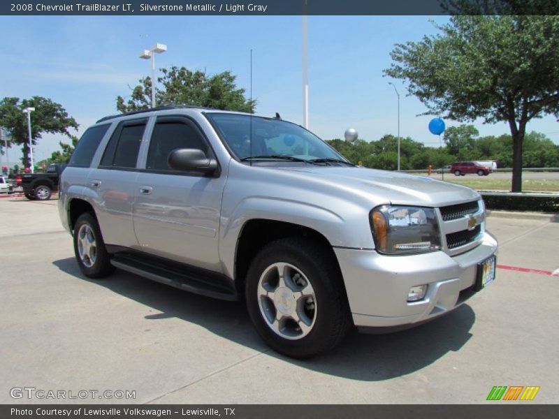 Silverstone Metallic / Light Gray 2008 Chevrolet TrailBlazer LT