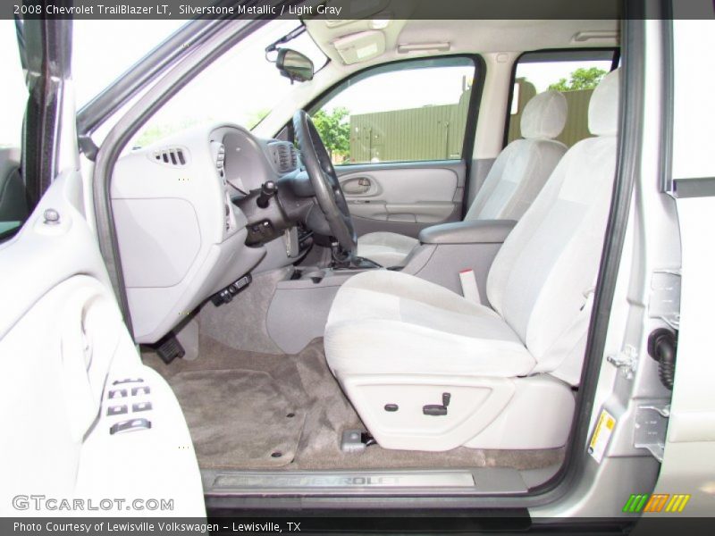 Silverstone Metallic / Light Gray 2008 Chevrolet TrailBlazer LT