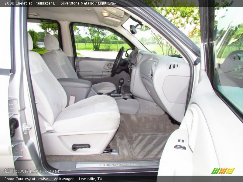 Silverstone Metallic / Light Gray 2008 Chevrolet TrailBlazer LT