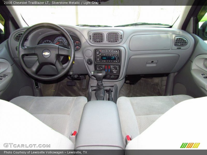 Silverstone Metallic / Light Gray 2008 Chevrolet TrailBlazer LT