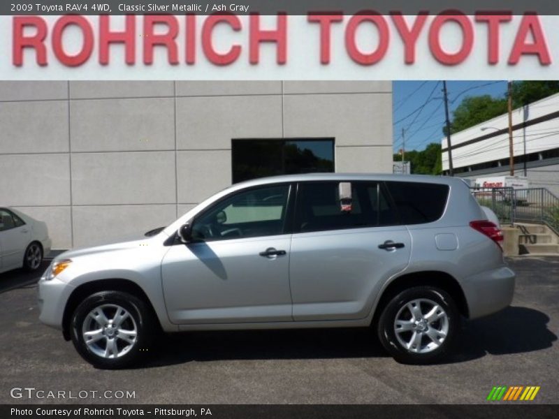 Classic Silver Metallic / Ash Gray 2009 Toyota RAV4 4WD