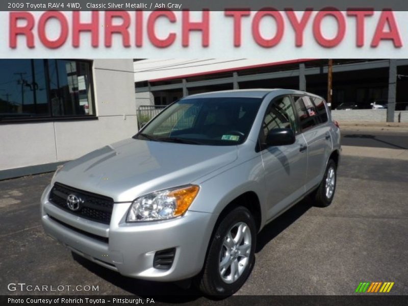 Classic Silver Metallic / Ash Gray 2009 Toyota RAV4 4WD