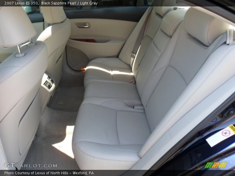 Black Sapphire Pearl / Light Gray 2007 Lexus ES 350
