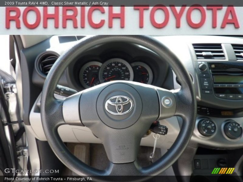 Classic Silver Metallic / Ash Gray 2009 Toyota RAV4 4WD
