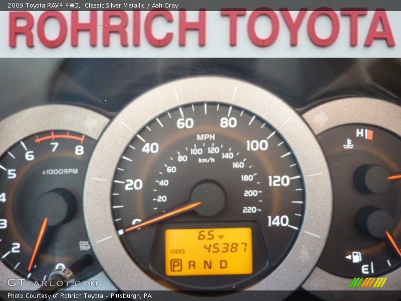 Classic Silver Metallic / Ash Gray 2009 Toyota RAV4 4WD