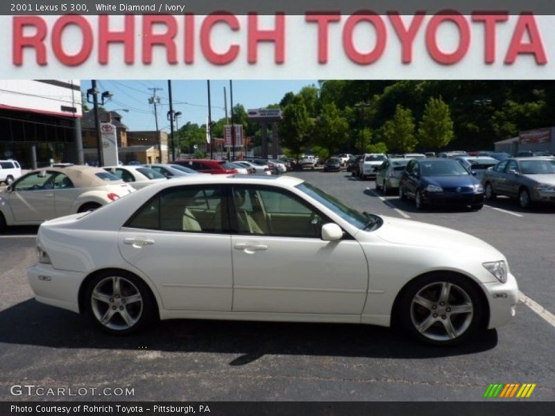 White Diamond / Ivory 2001 Lexus IS 300
