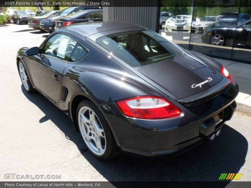 Slate Grey Metallic / Stone Grey 2007 Porsche Cayman S