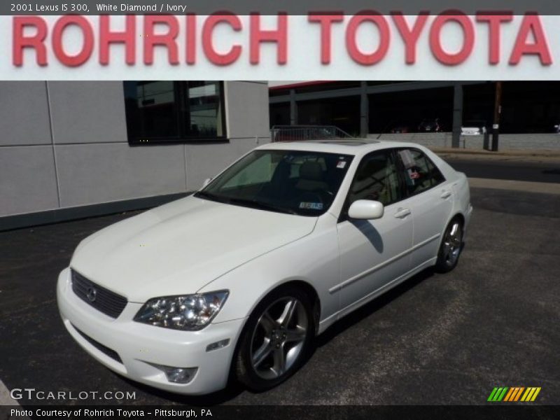 White Diamond / Ivory 2001 Lexus IS 300