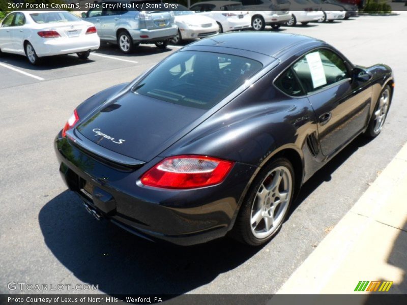 Slate Grey Metallic / Stone Grey 2007 Porsche Cayman S