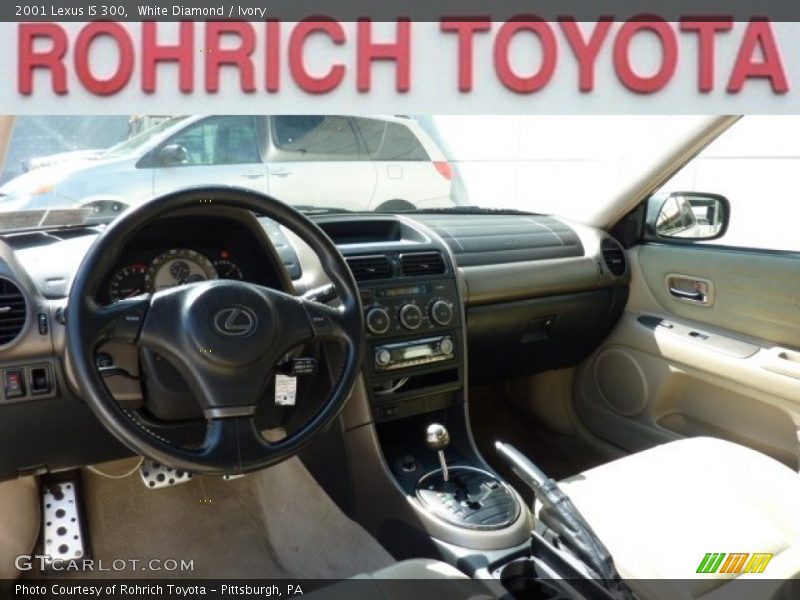 White Diamond / Ivory 2001 Lexus IS 300