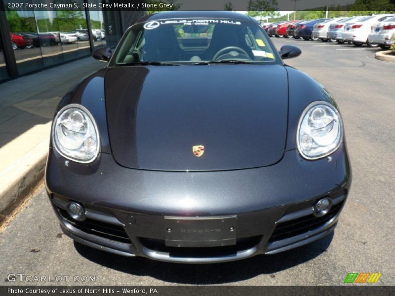 Slate Grey Metallic / Stone Grey 2007 Porsche Cayman S