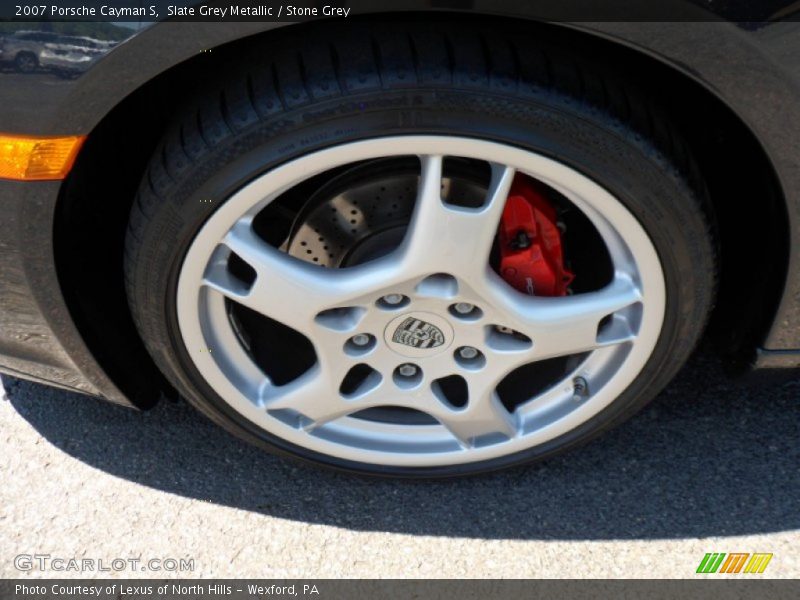 Slate Grey Metallic / Stone Grey 2007 Porsche Cayman S