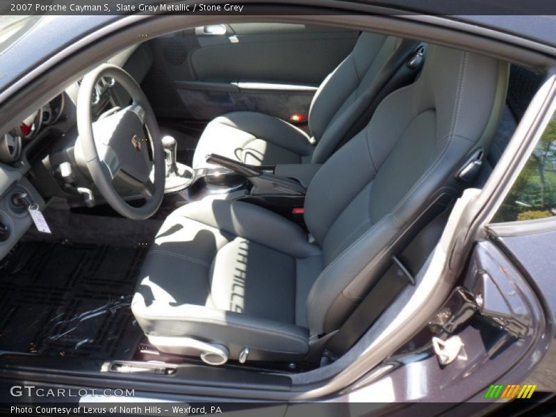  2007 Cayman S Stone Grey Interior