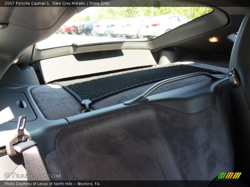  2007 Cayman S Stone Grey Interior
