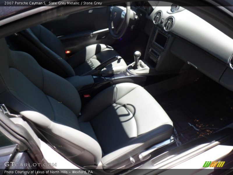 Slate Grey Metallic / Stone Grey 2007 Porsche Cayman S