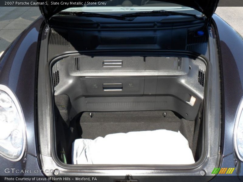 Slate Grey Metallic / Stone Grey 2007 Porsche Cayman S