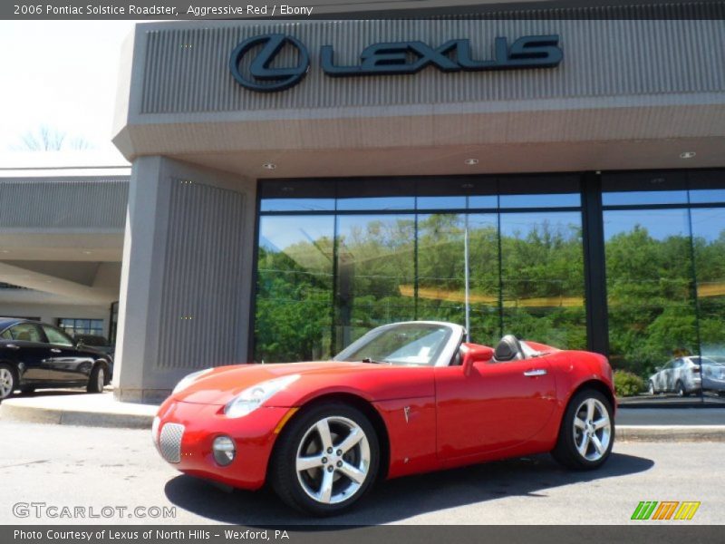 Aggressive Red / Ebony 2006 Pontiac Solstice Roadster