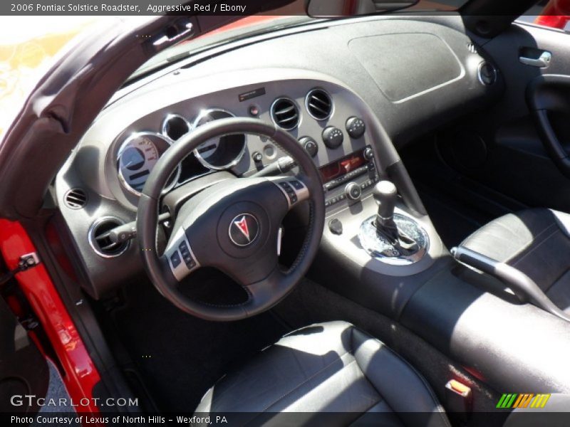 Dashboard of 2006 Solstice Roadster