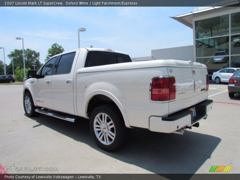 Oxford White / Light Parchment/Espresso 2007 Lincoln Mark LT SuperCrew