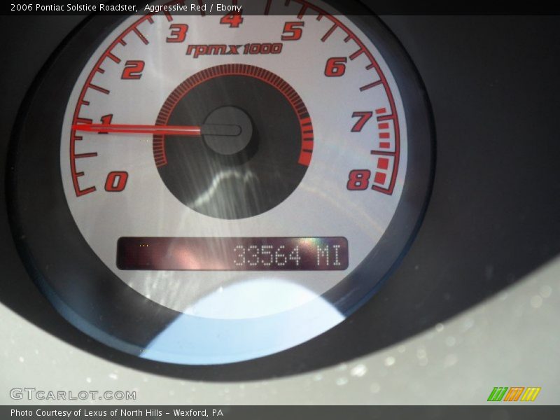 Aggressive Red / Ebony 2006 Pontiac Solstice Roadster