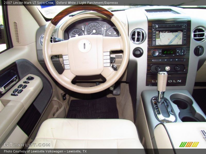Oxford White / Light Parchment/Espresso 2007 Lincoln Mark LT SuperCrew