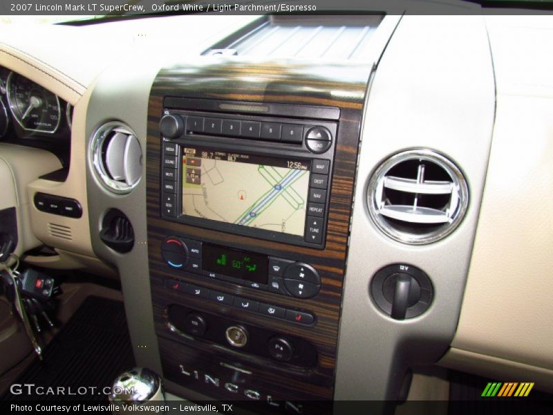 Oxford White / Light Parchment/Espresso 2007 Lincoln Mark LT SuperCrew