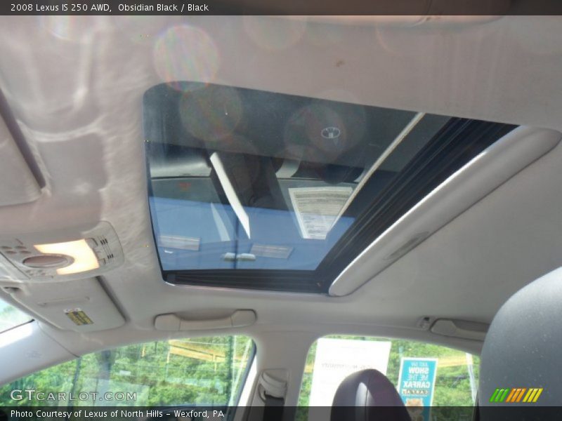 Obsidian Black / Black 2008 Lexus IS 250 AWD