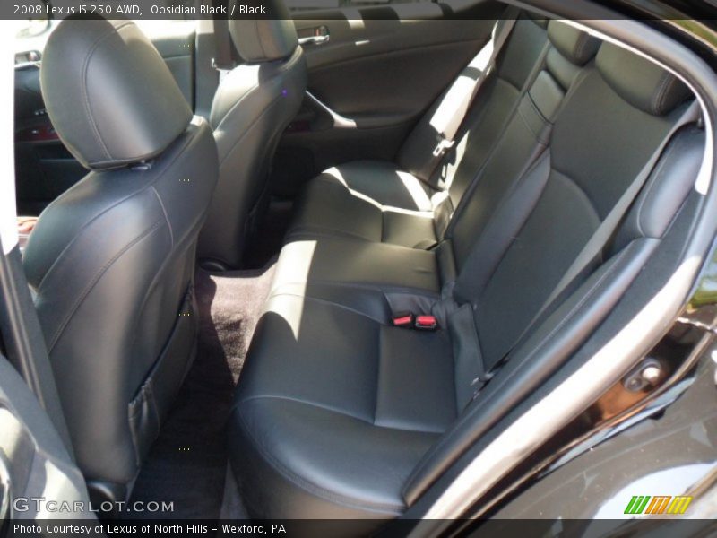 Obsidian Black / Black 2008 Lexus IS 250 AWD