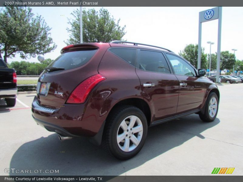 Merlot Pearl / Charcoal 2007 Nissan Murano S AWD