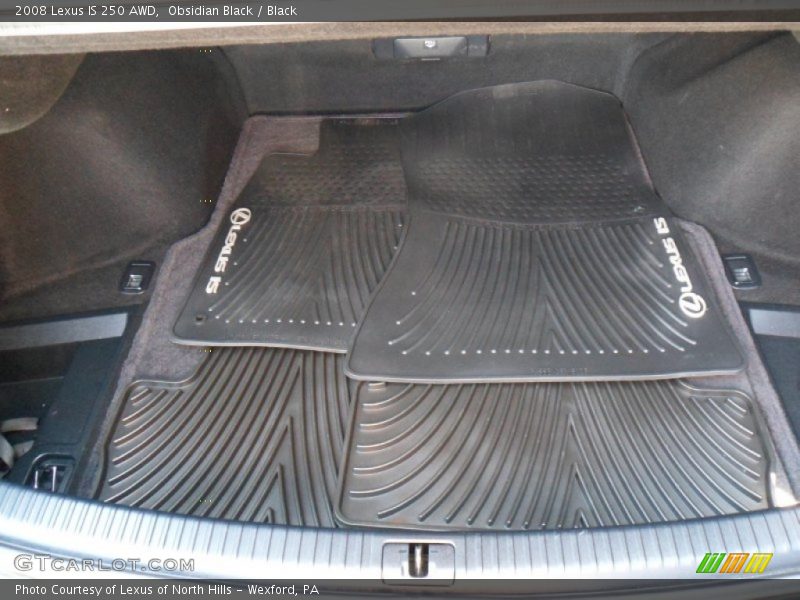 Obsidian Black / Black 2008 Lexus IS 250 AWD