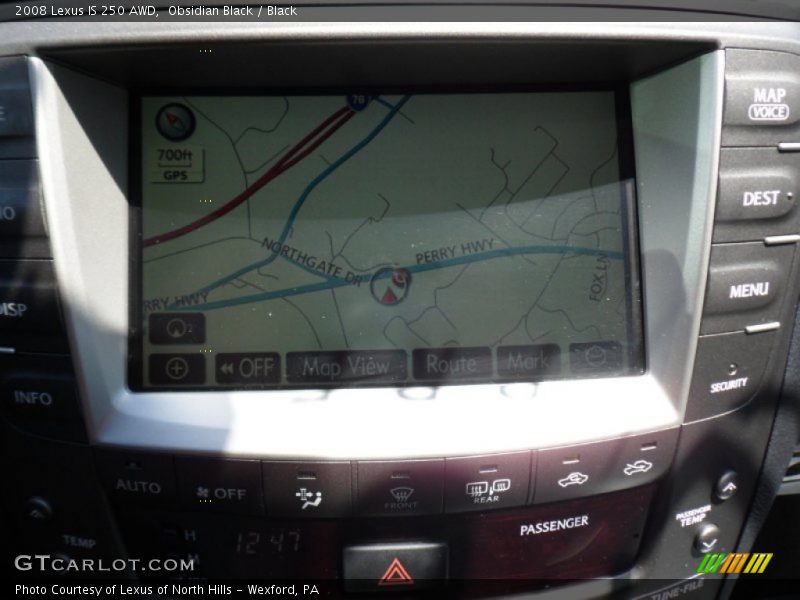 Obsidian Black / Black 2008 Lexus IS 250 AWD