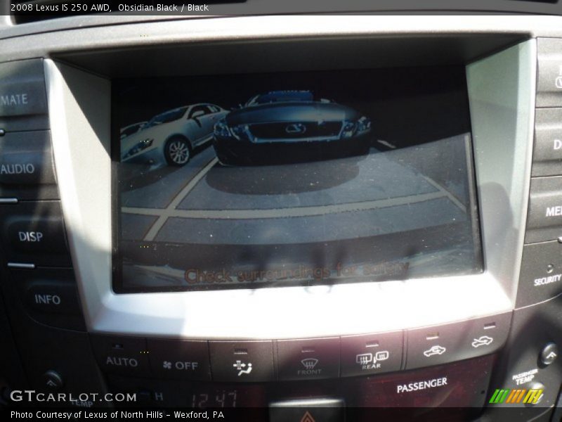 Obsidian Black / Black 2008 Lexus IS 250 AWD
