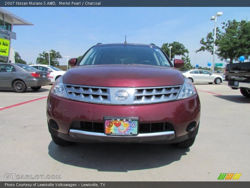 Merlot Pearl / Charcoal 2007 Nissan Murano S AWD