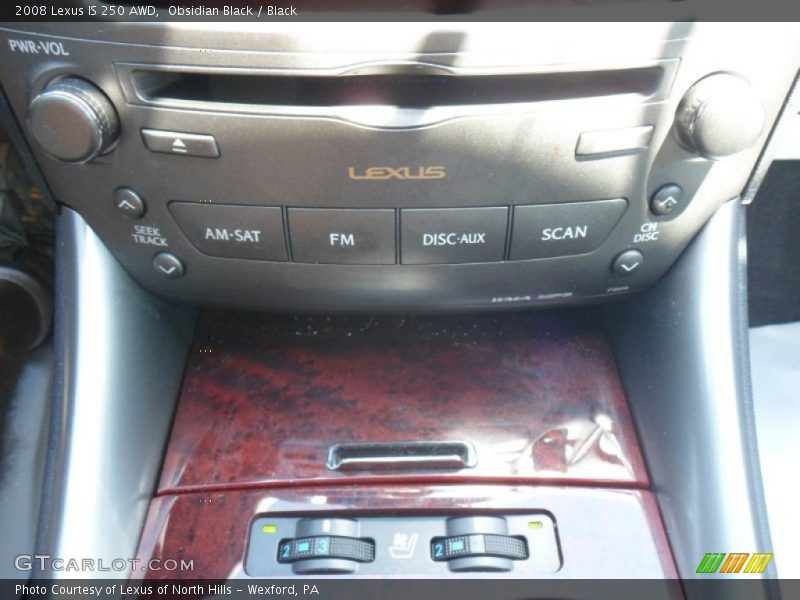 Obsidian Black / Black 2008 Lexus IS 250 AWD