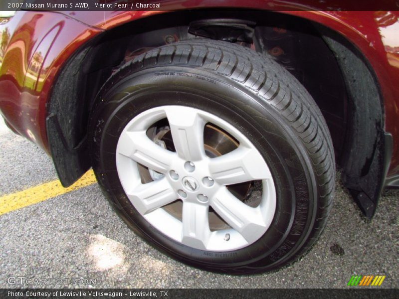 Merlot Pearl / Charcoal 2007 Nissan Murano S AWD
