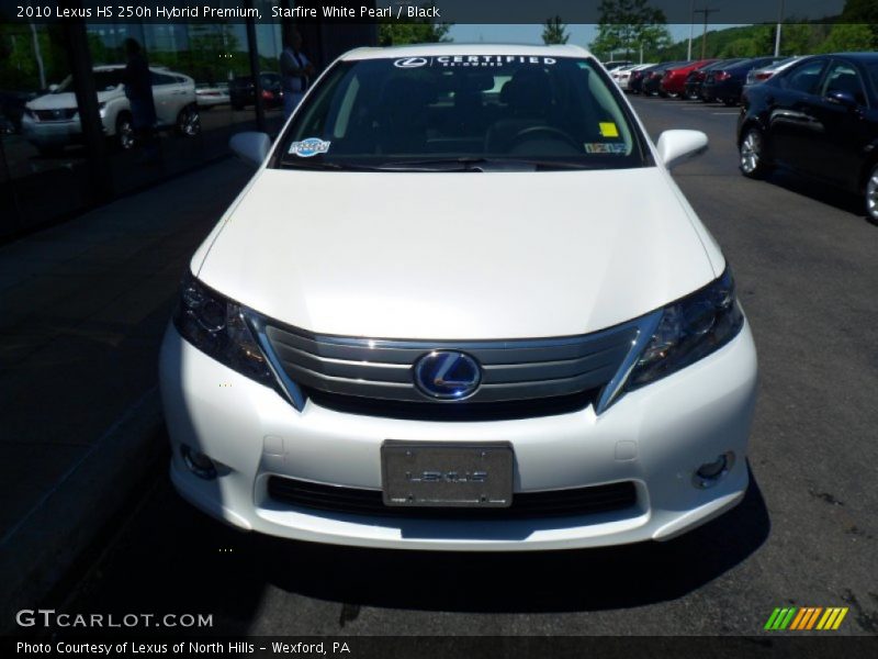 Starfire White Pearl / Black 2010 Lexus HS 250h Hybrid Premium