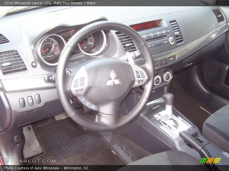 Rally Red Metallic / Black 2010 Mitsubishi Lancer GTS