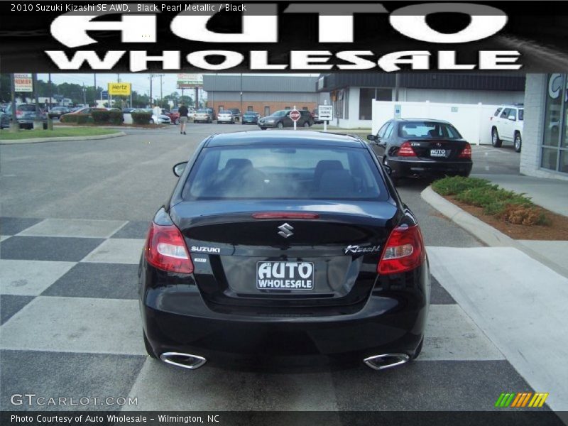 Black Pearl Metallic / Black 2010 Suzuki Kizashi SE AWD